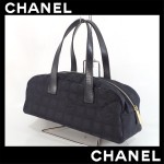 シャネル　CHANEL　ニュートラベルライン　ハンドバッグ　ブラック